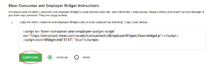 The Kleer Widget: Make it Easy for Patients to Join Your Membership Plan